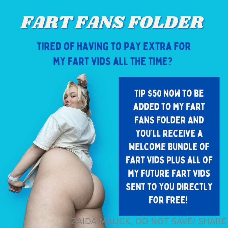 FART FANS CLUB! 💨 Tip $50 below to automatically receive 200..