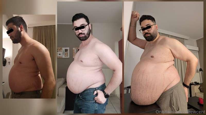 If you see this, you gotta double the size of my belly.. aga..