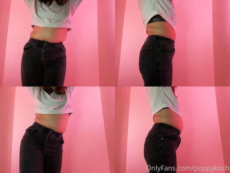 old high rise jeans I can't get rid of no matter how much I ..
