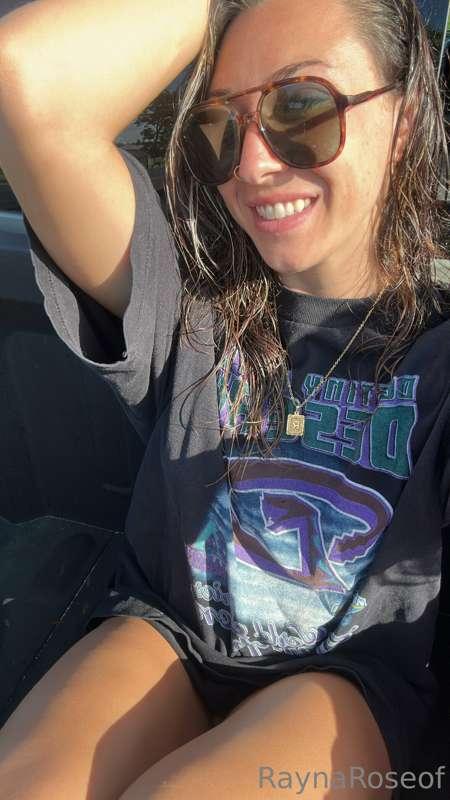 No panties here...