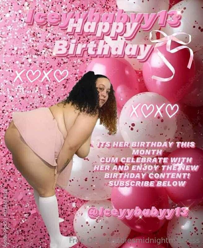 🧁It’s Her Birthday🧁🎂CUM CELEBRATE This Sluts Bday🎂  50% OFF ..