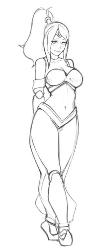The Doll dressed like shantae