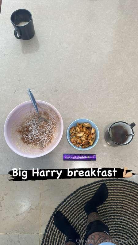 Big Harry breakfast.. what do you guys have?? Let me know I’..