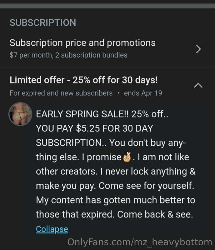 Sale Ends in 3 days. $5.25 it goes back to $7
Take advantage..