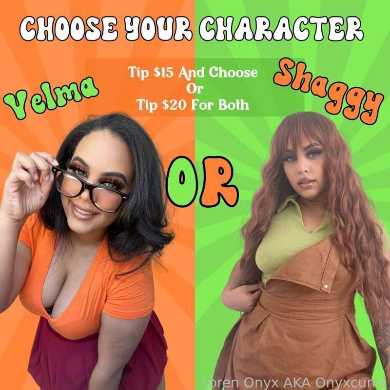 𝐕𝐞𝐥𝐦𝐚 𝐎𝐑 𝐒𝐡𝐚𝐠𝐠𝐲 

all tips rewarded with the cosplay video 😋😈

✎ #nerdy #ebony #cute #pokemon #exotic #bigass #gamer #reader #brunette #fyp
 