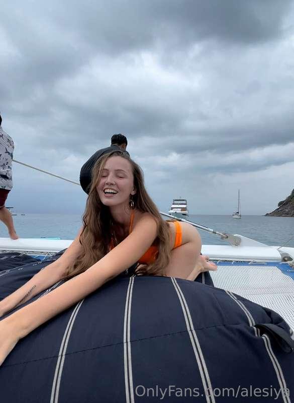 I’m on yacht 🛥
