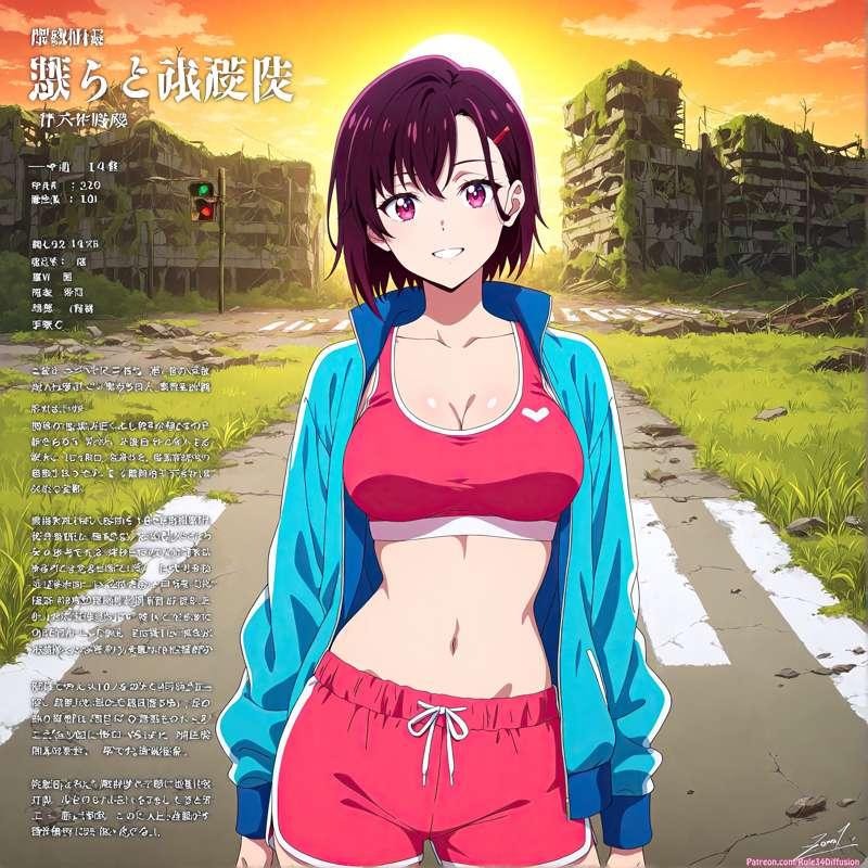 Shizuka Nikazaki of Zom 100 Sexy Poses [Gen 2.5]