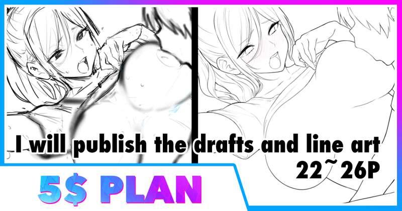 Drafts and line art 22~26P