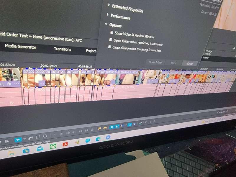Editing a custom video and doing a special effect that requi..
