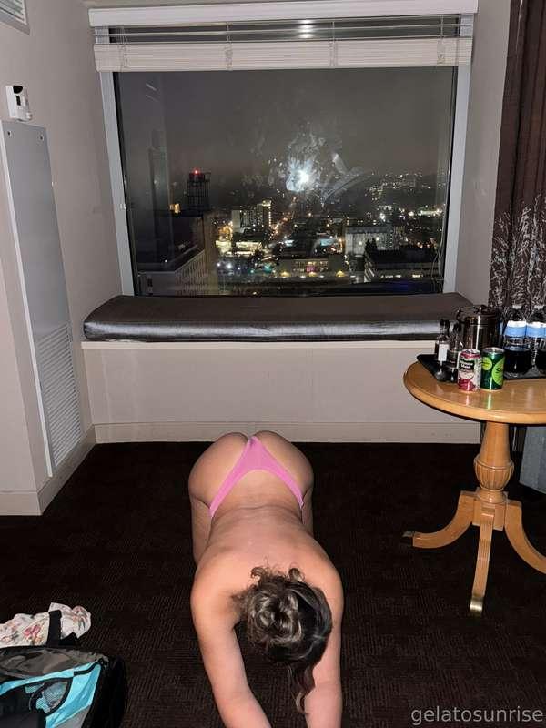Ya girl just needs to be thrown down, hands on the window, a..