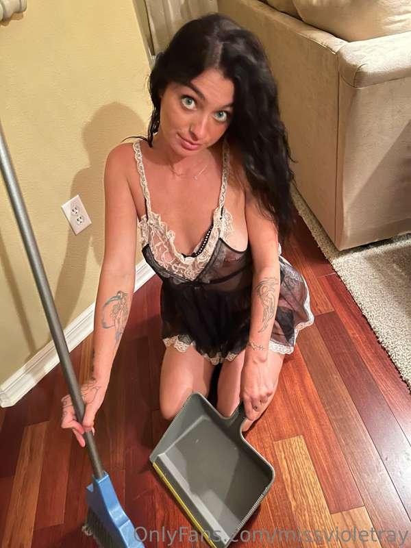I heard you need some help cleaning 🙈