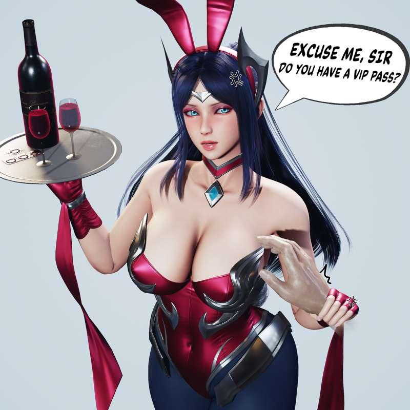Bunny Irelia demands a VIP pass