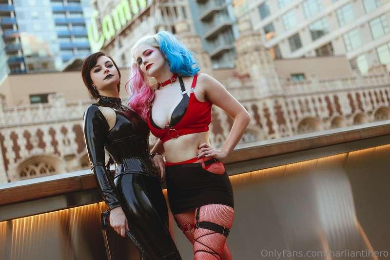 Catwoman & Harley Quinn… 🐈‍⬛🤡Such a fun shoot at paxwest wit..