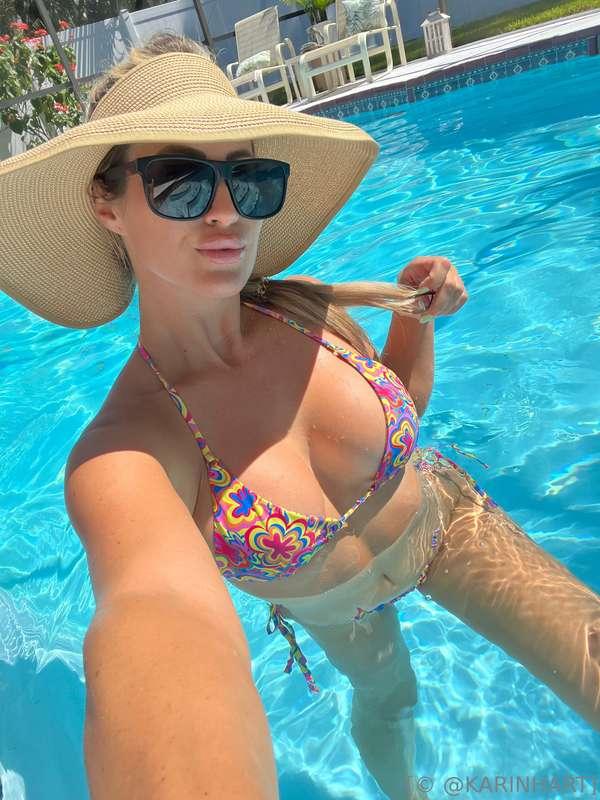 Went for a dip cus its so hot