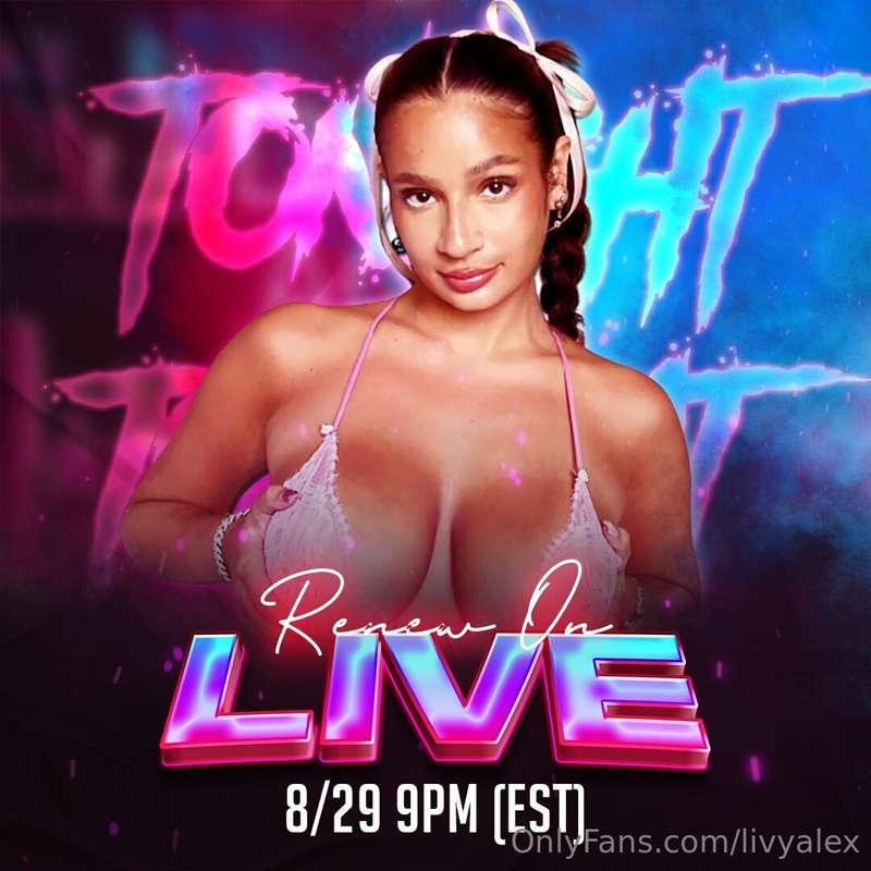 ### 🔴 ***I'M GOING LIVE*** 🔵 ⚠️ Join me 𝐓𝐎𝐍𝐈𝐆𝐇𝐓 @ 𝟗𝐏𝐌 𝐄𝐒𝐓 ⚠️..