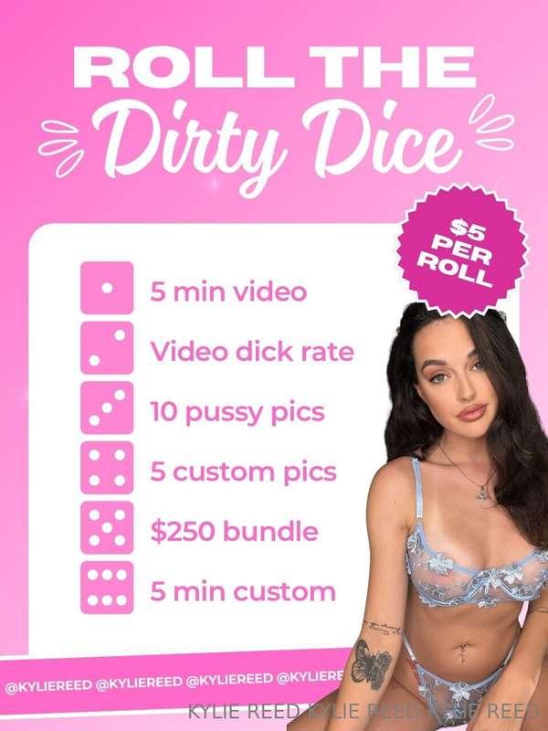 🎲ROLL MY DICE🎲Tip $5 and receive a screen recorded video of ..
