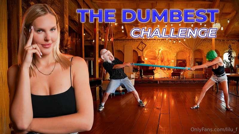 The Dumbest Challenge 🤪 https://of.tv/c/liluI decided to tes..