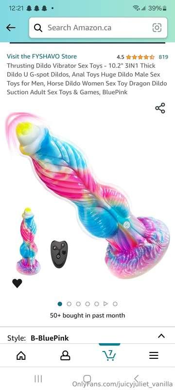 Purchase this post if you think i should get this dildo to u..