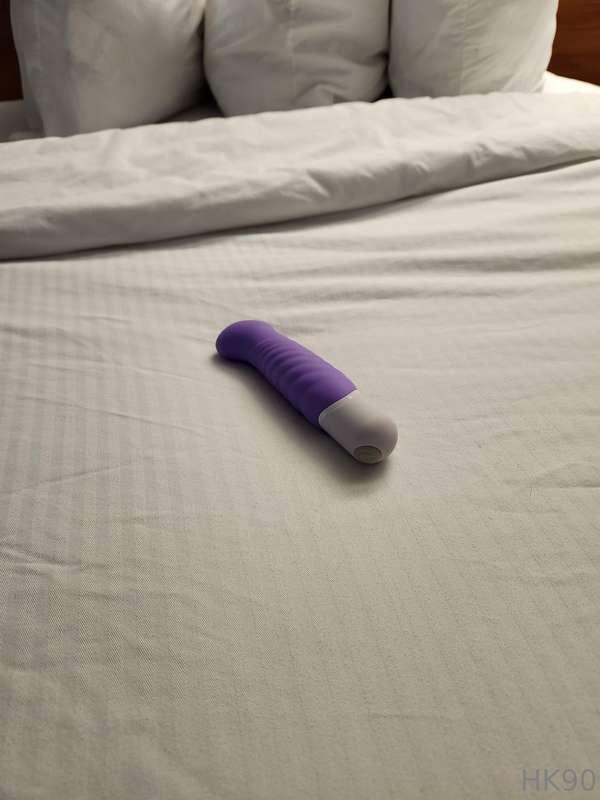 Waiting for me at the hotel the MOMENT I get done with work ..
