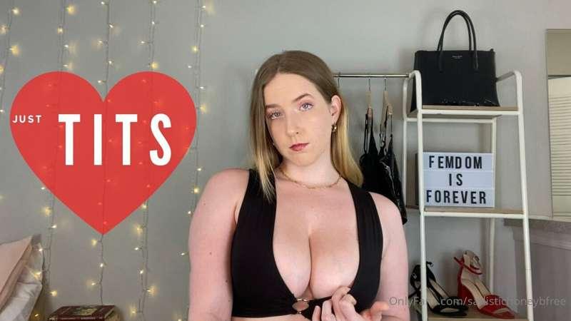 They are just a pair of tits I promise. you aren't totally b..