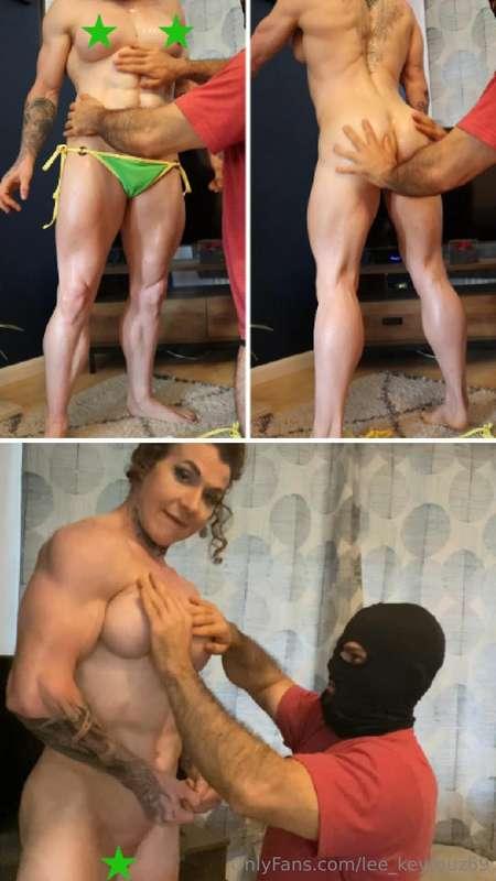 boy-girl muscle worship video. watch as I get my puppy to oi..