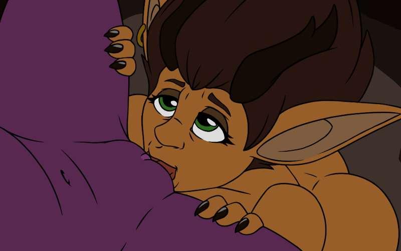 Brownie female oral - flat colored