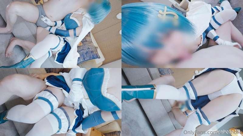 💙 Big Ass Sayaka Cosplaying, Homemade offpako hentai cowgirl..