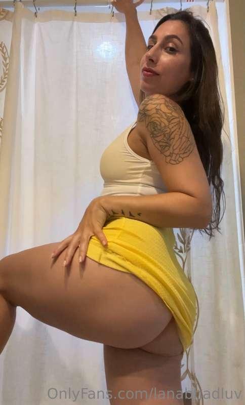 I’m wearing this out.. no panties of course