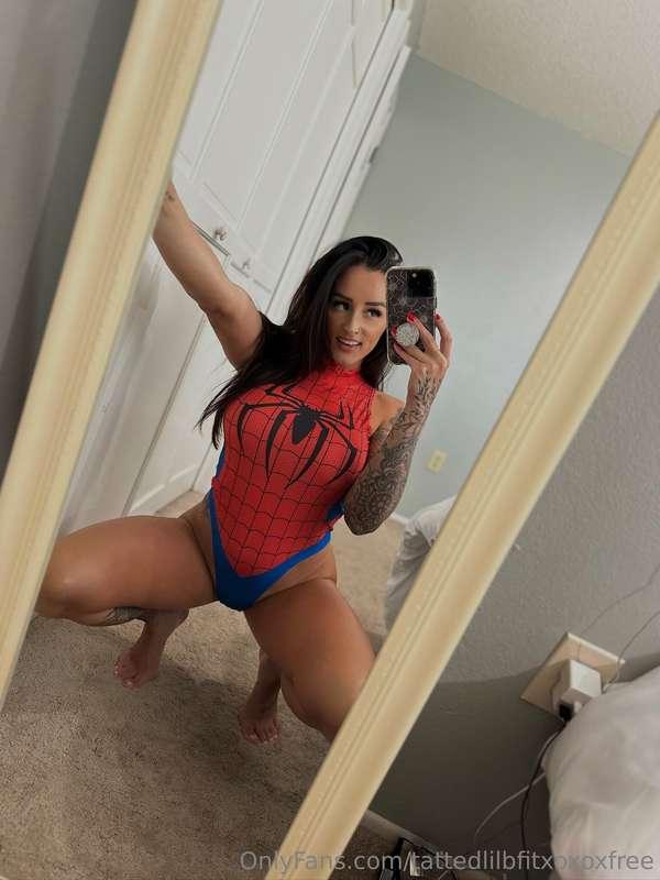 Who's into **COSPLAY?** 🕷️ I want to show you something babe..