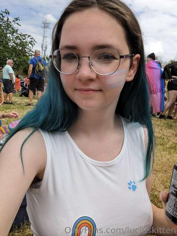 Went to my first pride festival this weekend. It was lovely ..