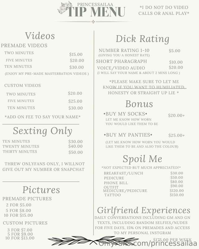 New Menu 💋
