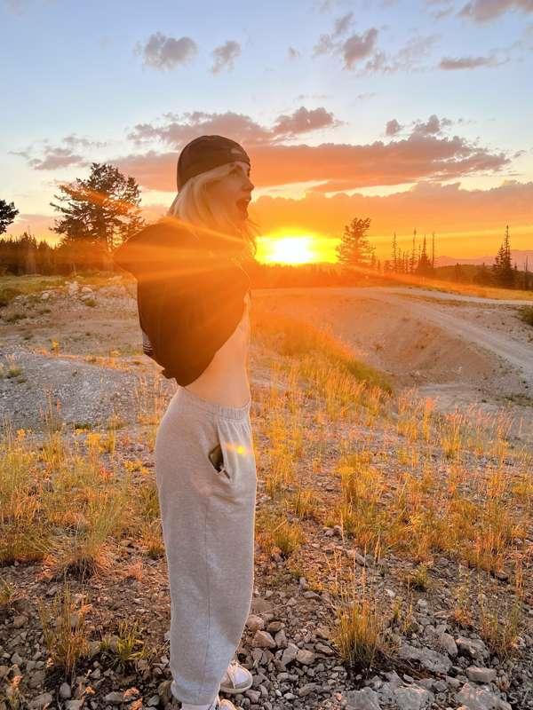 enjoying the sunset?
