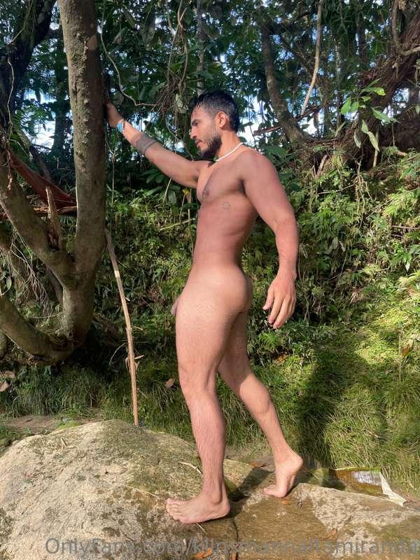Being naked and in nature, are two things I enjoy doing and ..