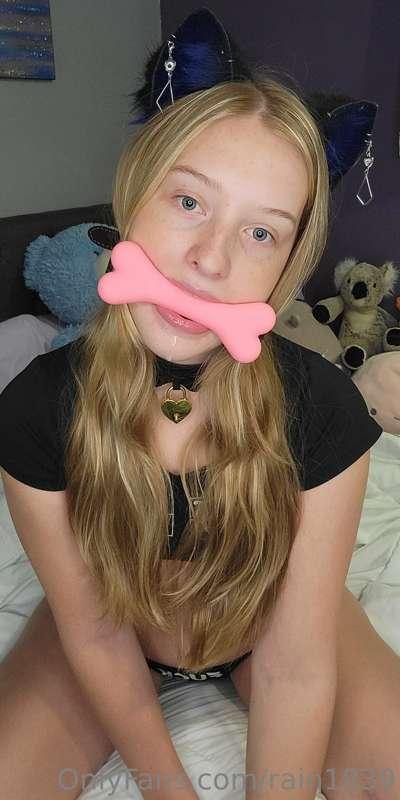 Which one is better master? Ball gag or the bone?
