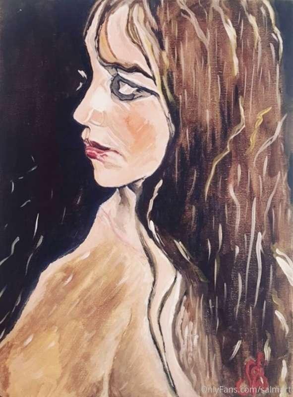 " Mi primer autorretrato "
Óleo sobre lienzo 30 x 40 
Noviem..