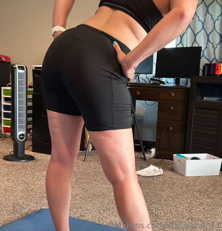 Morning workout done.