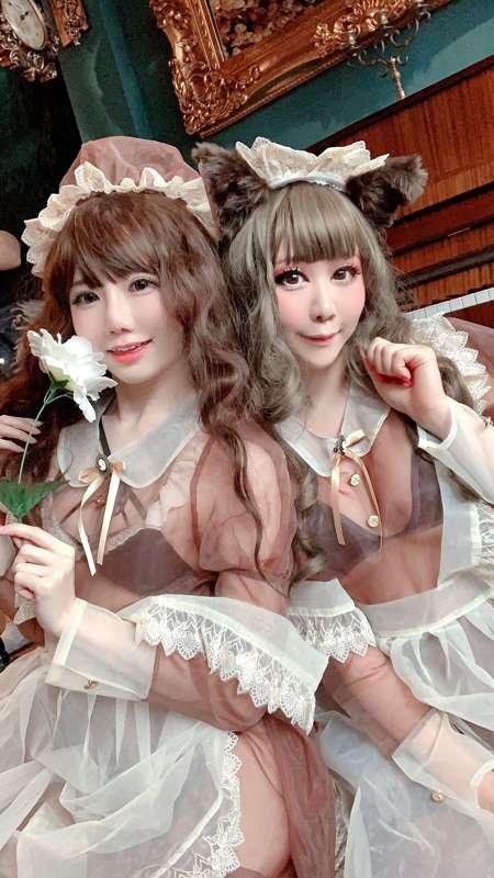 Sheer Maid duo with Iamdorasnow!
