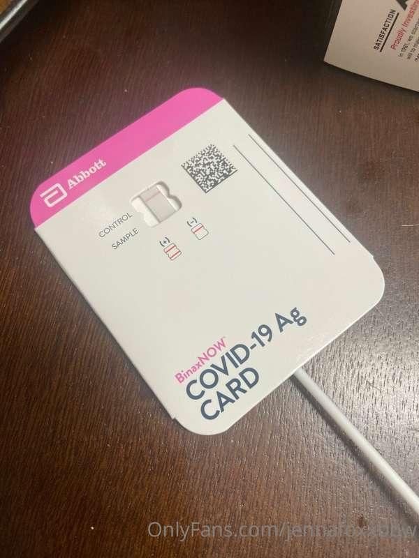 Hey guys I just tested negative for Covid!! I’ll be in Brook..