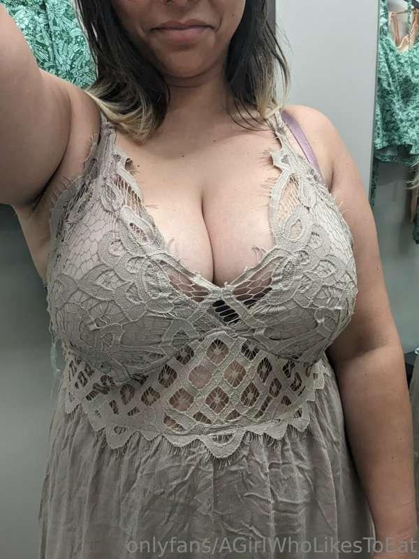 When you find a cute dress, but then realize even the XL isn..