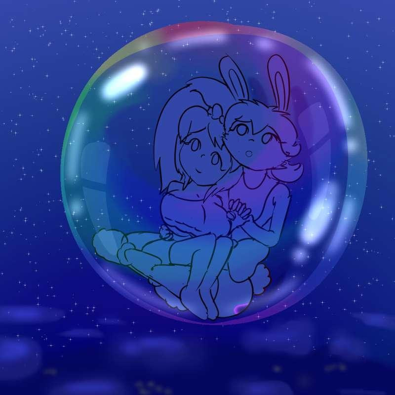 [#10] A bubble among the night sky