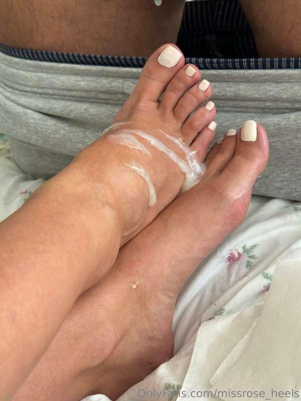 Who is going to clean this big fat load from my feet