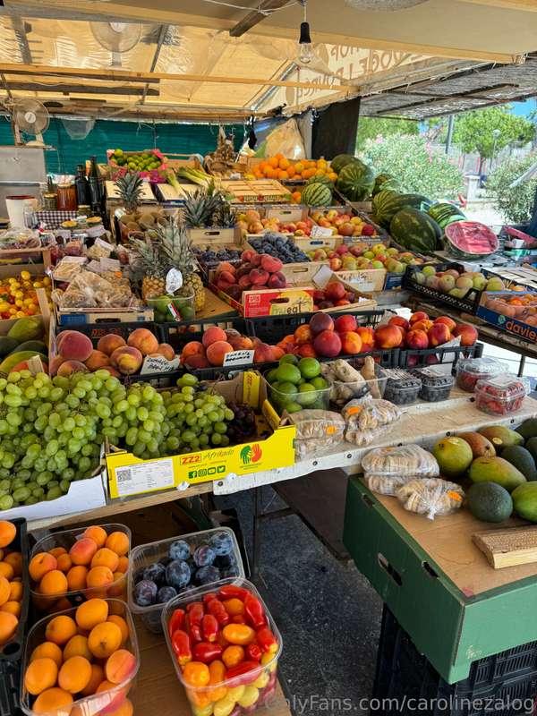 picking up everything I need for a fruit video today :)   ev..