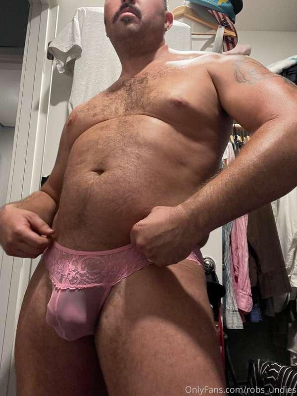 The pink lace feels so good! I can’t wait to do some videos!