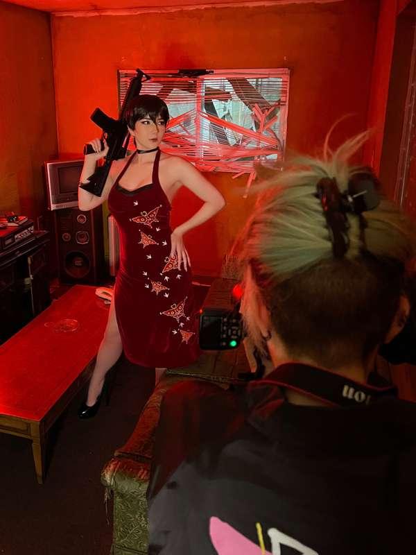 ADA & GHOST BTS!! ❤️💀🖤