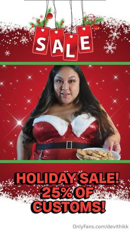 I'm offering 25% off customs today through Christmas!