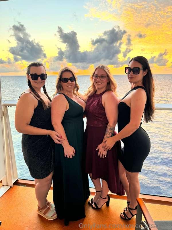 Some pics I found of me and my girls while on our cruise! 

..