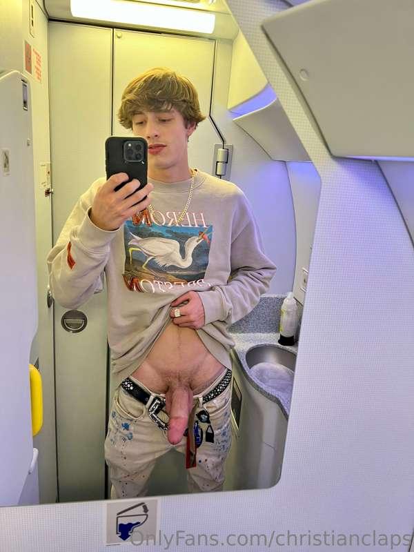 If you ever see me go into the Airplane Bathroom you know wh..