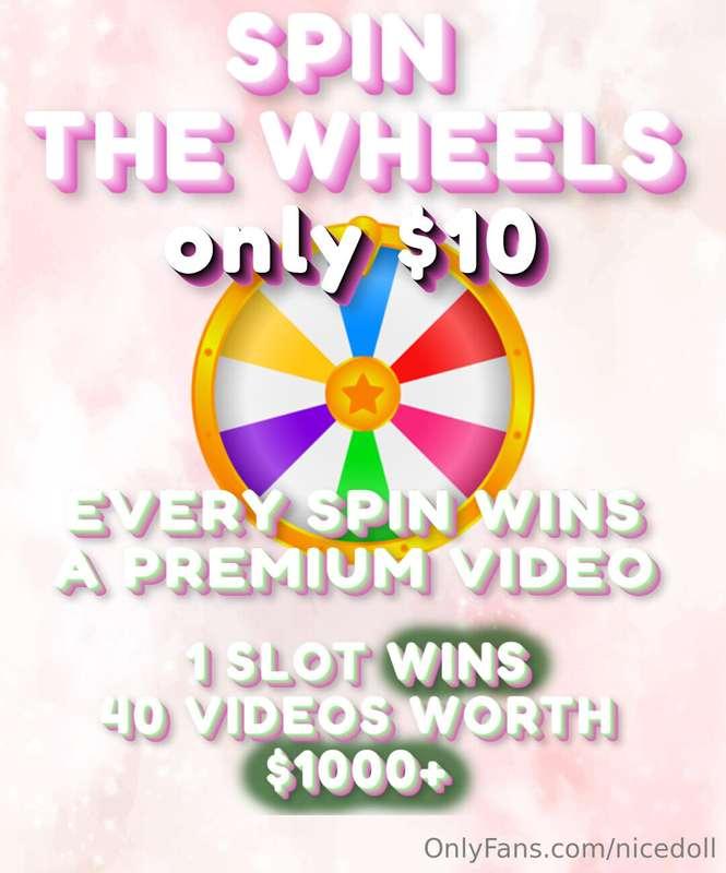 🎡 Spin the Wheel! 🎡✨ Only $10 per spin, and you’re guarantee..