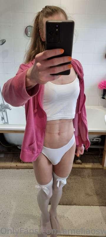 White thong