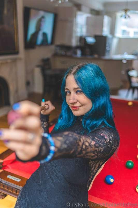 If you can beat me at pool, you'll get to stick it in, up fo..